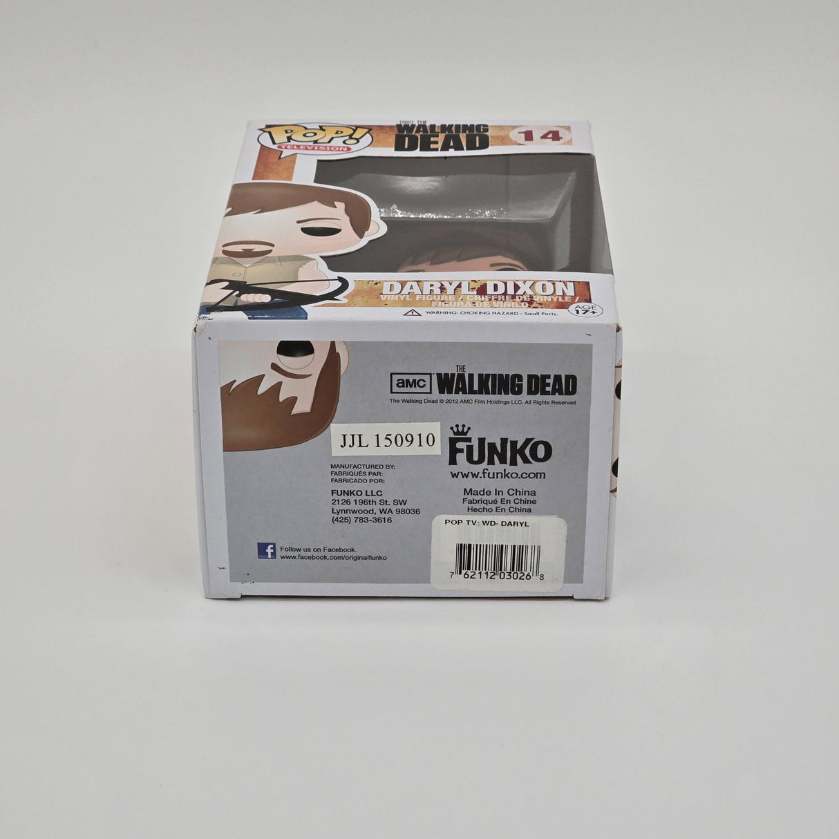 Funko Pop! The Walking Dead Daryl Dixon Vinyl Figure #14 Collectible