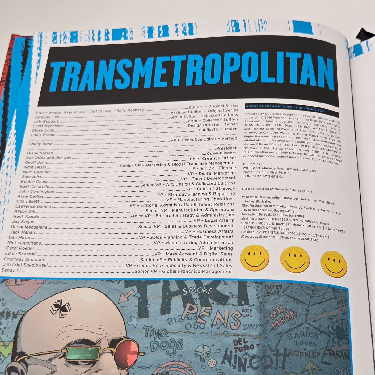 Absolute Transmetropolitan Vol. 2 Hardcover By Warren Ellis & Darick Robertson