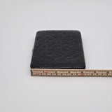 Large Black Crocodile Embossed Wallet Kristine Accessories Clutch With Card Slots & Zipper Pocket