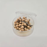 Wood Bead Rosary Necklace With Silver-Tone Crucifix & Virgin Mary Centerpiece