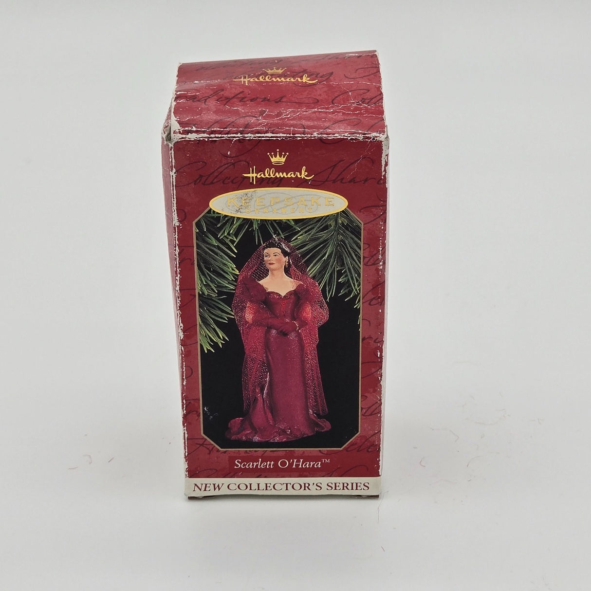 Hallmark Keepsake Scarlett OHara Ornament 1995 Collectors Series Red Dress Christmas Decor