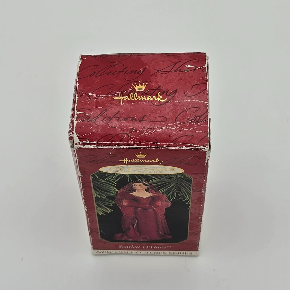 Hallmark Keepsake Scarlett OHara Ornament 1995 Collectors Series Red Dress Christmas Decor