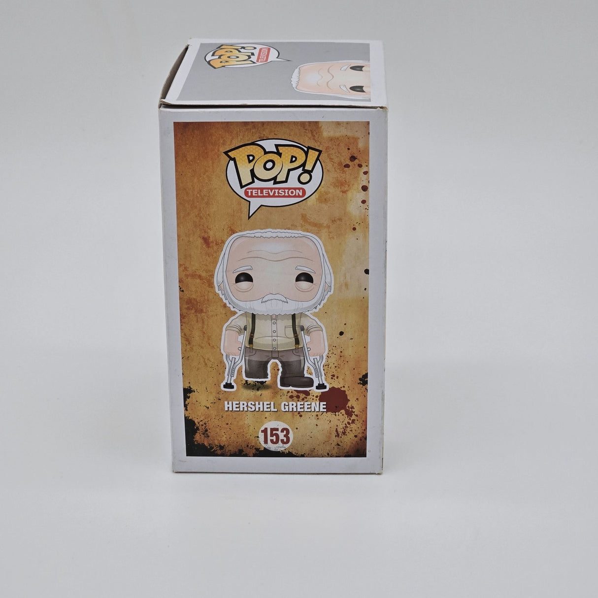 Funko Pop! Hershel Greene #153 The Walking Dead Vinyl Figure Collectible AMC Edition Five