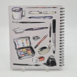Molly & Rex Spiral-Bound Sketchbook With 275 Acid-Free Pages & Artistic Cover Design