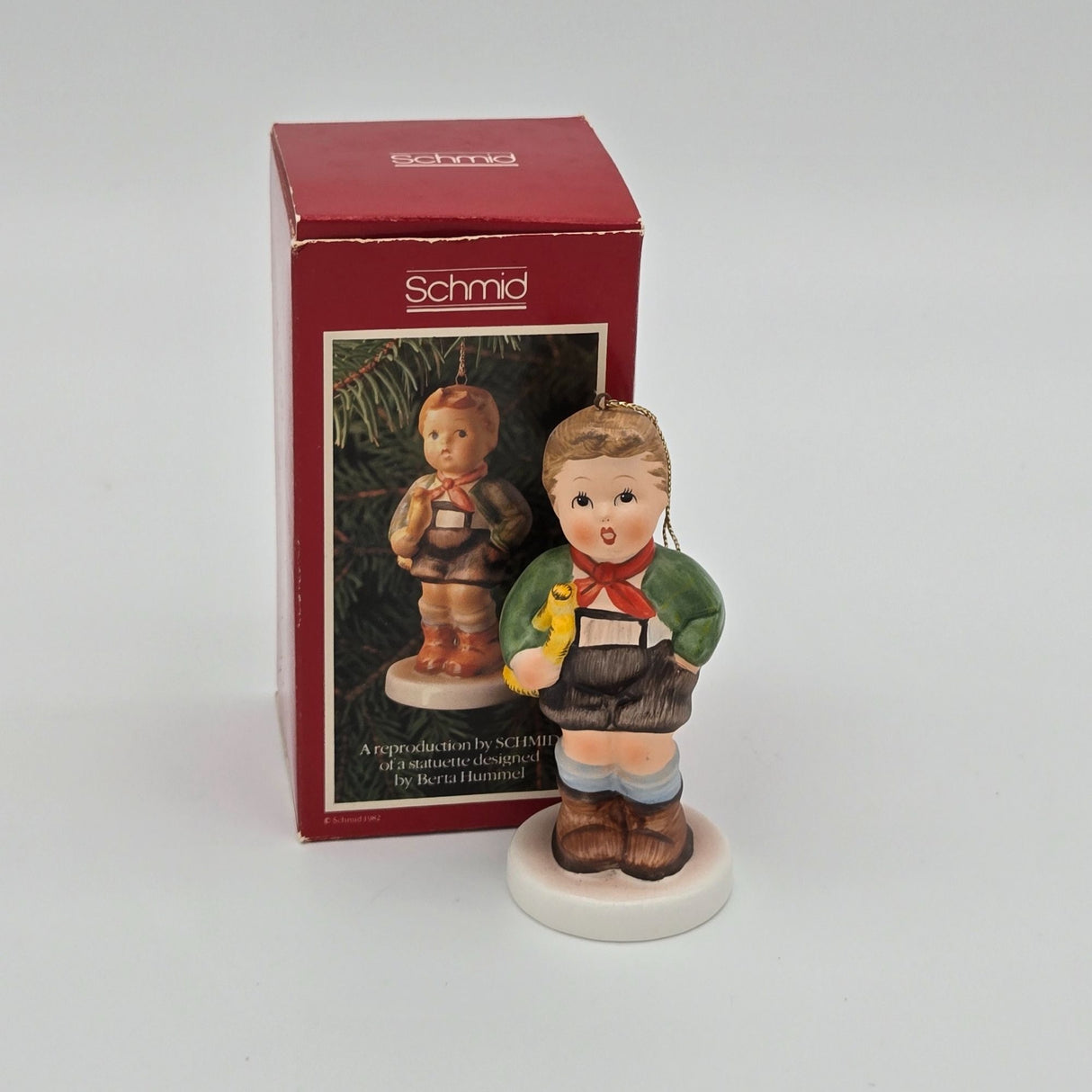 Schmid 1983 First Edition Annual Ornament "Hark The Herald" By Berta Hummel