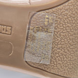 Fergalicious By Fergie Nude Patent Leather High Heels With Floral Print Lining Size 6.5 Womens Shoes