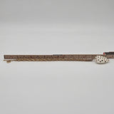 Betsey Johnson Puffy Heart Pendant Necklace & Earrings Set Gold-Tone White Rhinestones Polka Dot Design Jewelry