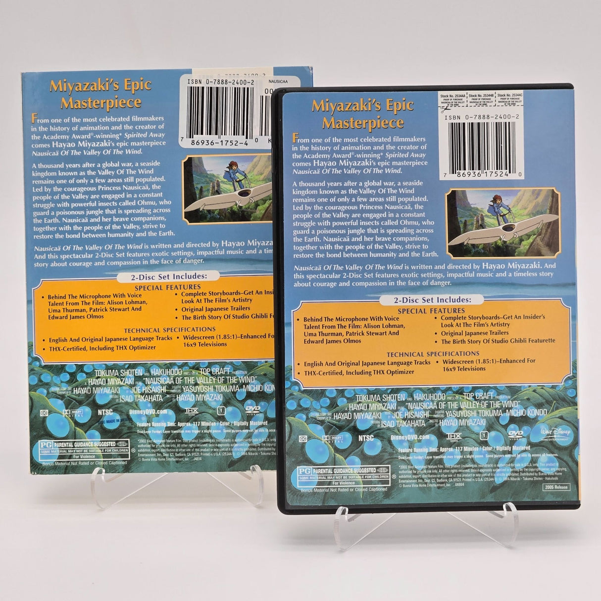 Nausicaä Of The Valley Of The Wind DVD Miyazakis Epic Masterpiece Walt Disney Studio Ghibli