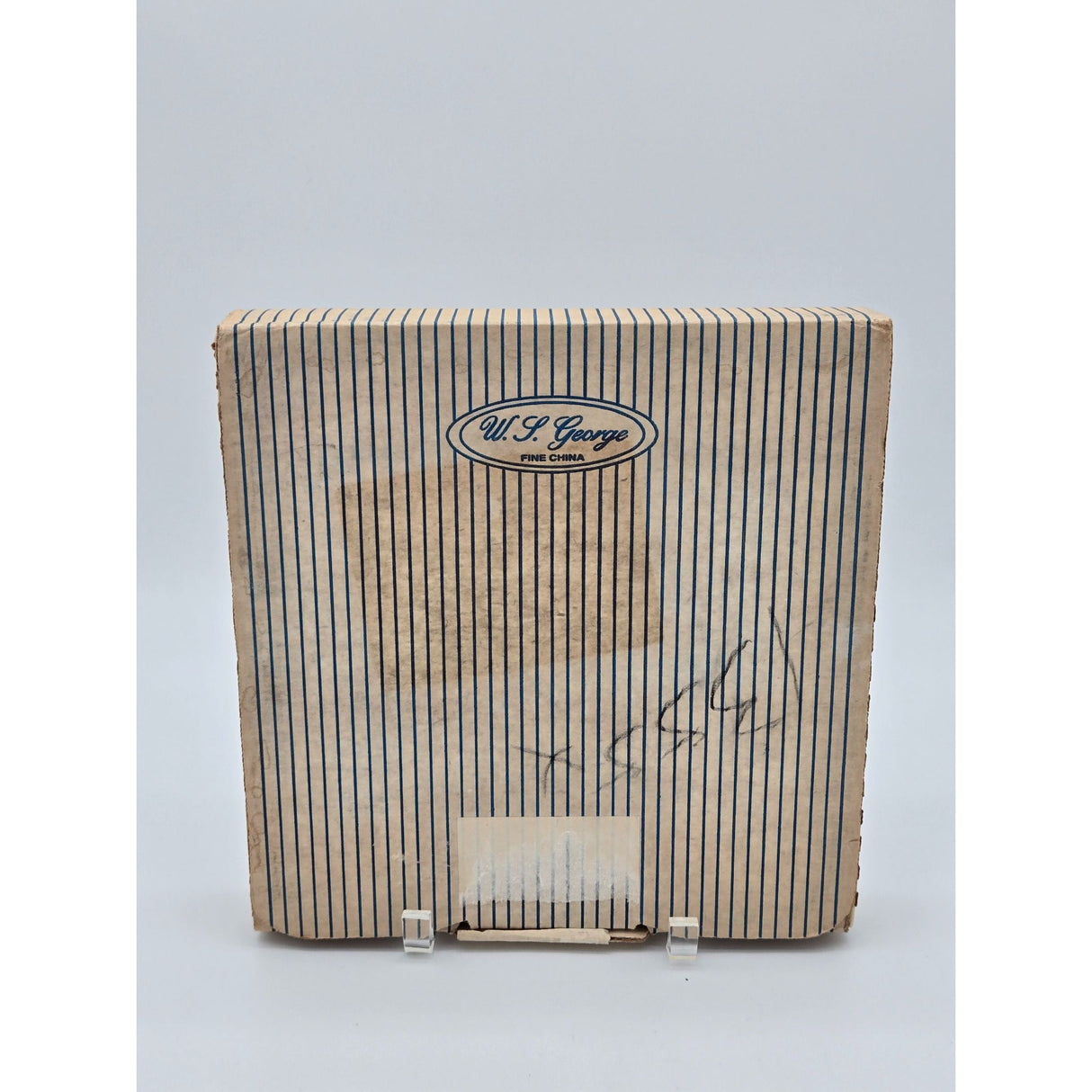 W.S. George Fine China Collector Plate 1991 Poppy Pastoral By Lena Liu W/ Certificate Of Authenticity