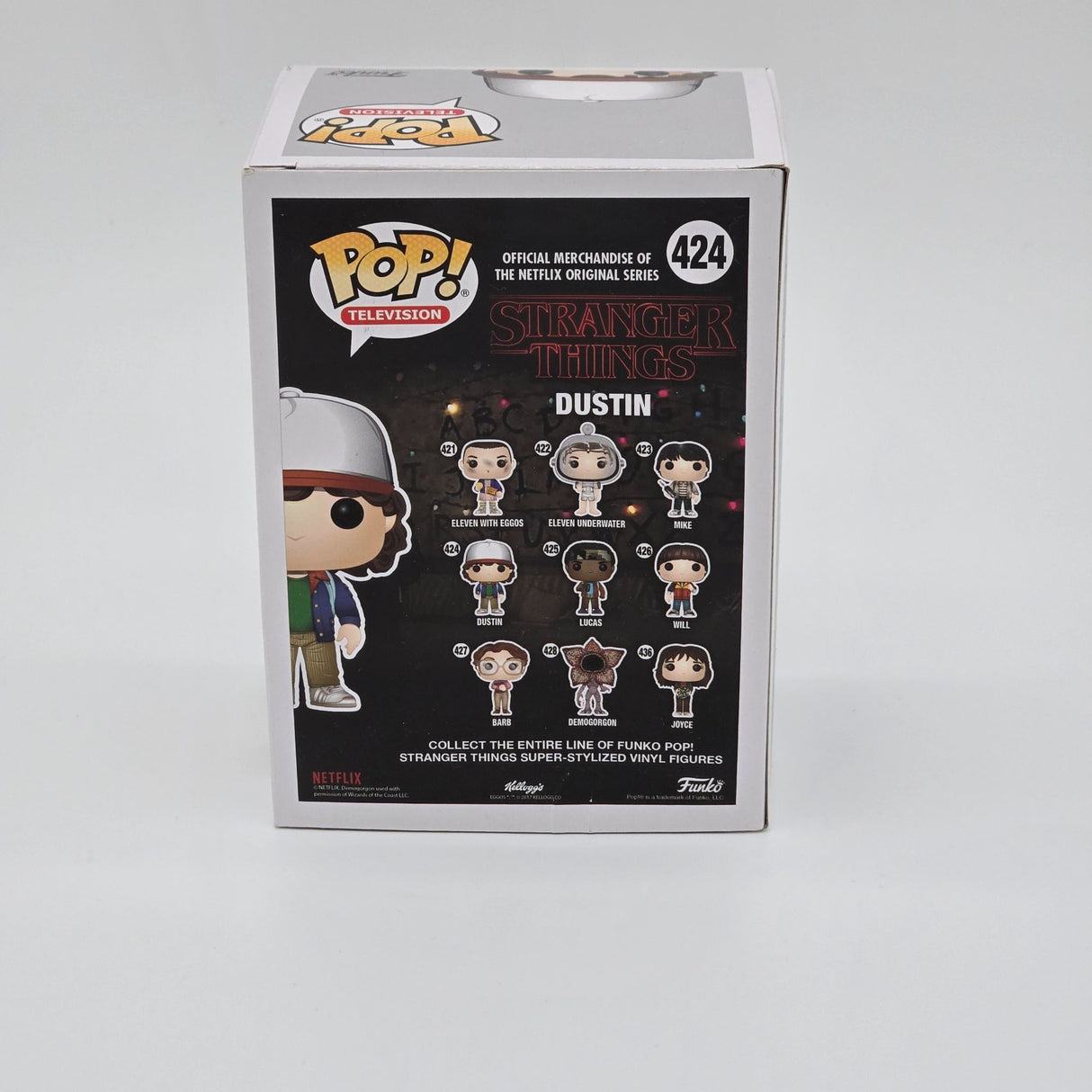 Funko Pop! Stranger Things Dustin Vinyl Figure #424 Collectible