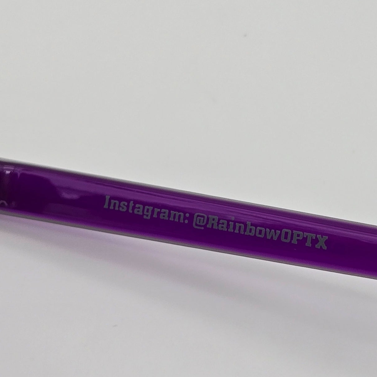 Heart-Shaped Purple Sunglasses With UV Protection By Rainbow OPTX
